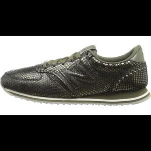 New Balance Heidi Klum Snake Print Green Sneakers